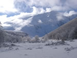 photos de montagne l'hiver